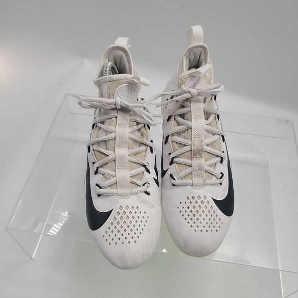 Nike Alpha Huarache 6 Elite LAX 880409 107 Lacrosse Cleats White Shoes Men 8.5 main image 7